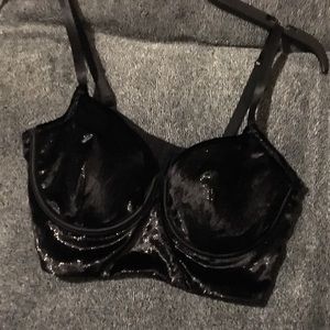 Victoria’s Secret Shimmer Velvet Bra Size 36C